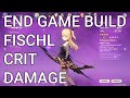 Fischl Build DPS 7.5k Crit Damage - Genshin Impact DVALIN damage test (with food buff)