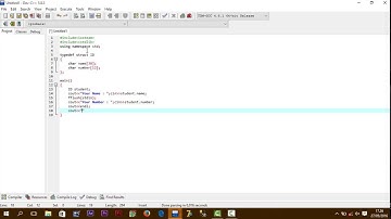 struct in c++ with dev