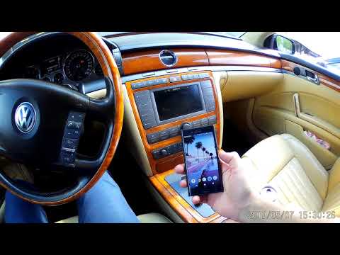 Bluetooth через AUX на VW Phaeton