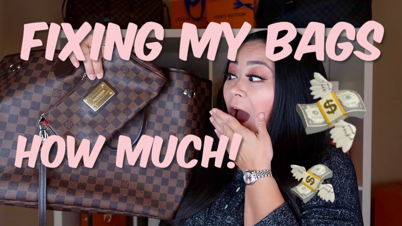 HOW MUCH DID IT COST TO REPAIR MY LOUIS VUITTON BAG | FIXING MY NEVERFULL | Jessica Canon - YouTube
