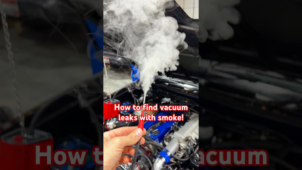 Fix your car with smoke! Easiest way to find vacuum leaks #diy #cars #howto #automotivetips