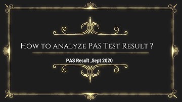 PAS Result Analyze Sept 2020
