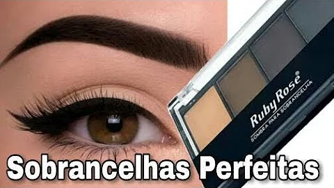 Pode usar sombra de sobrancelha nos olhos?