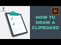 How to draw clipboard in adobe illustrator