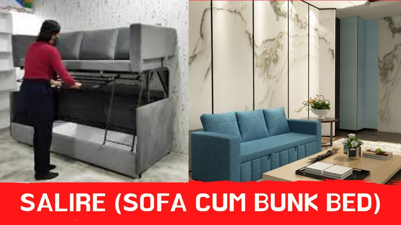 Salire (Sofa Cum Bunk Bed) | Space Saving Furniture | Vezza - Youtube