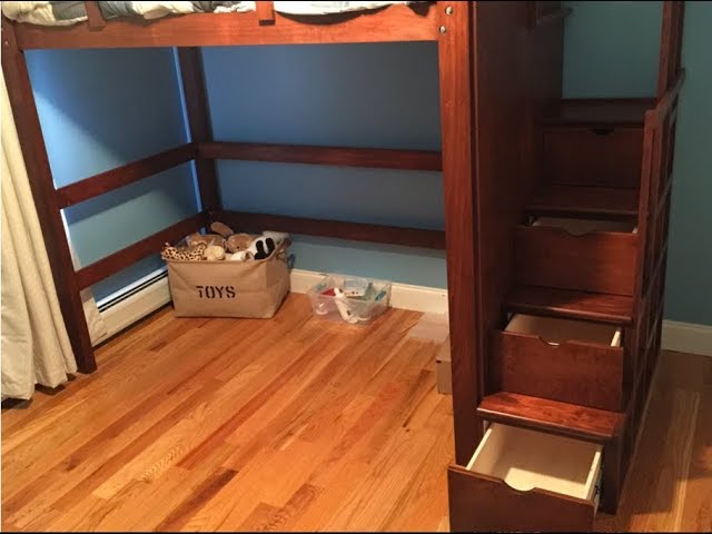 storage bed with stairs