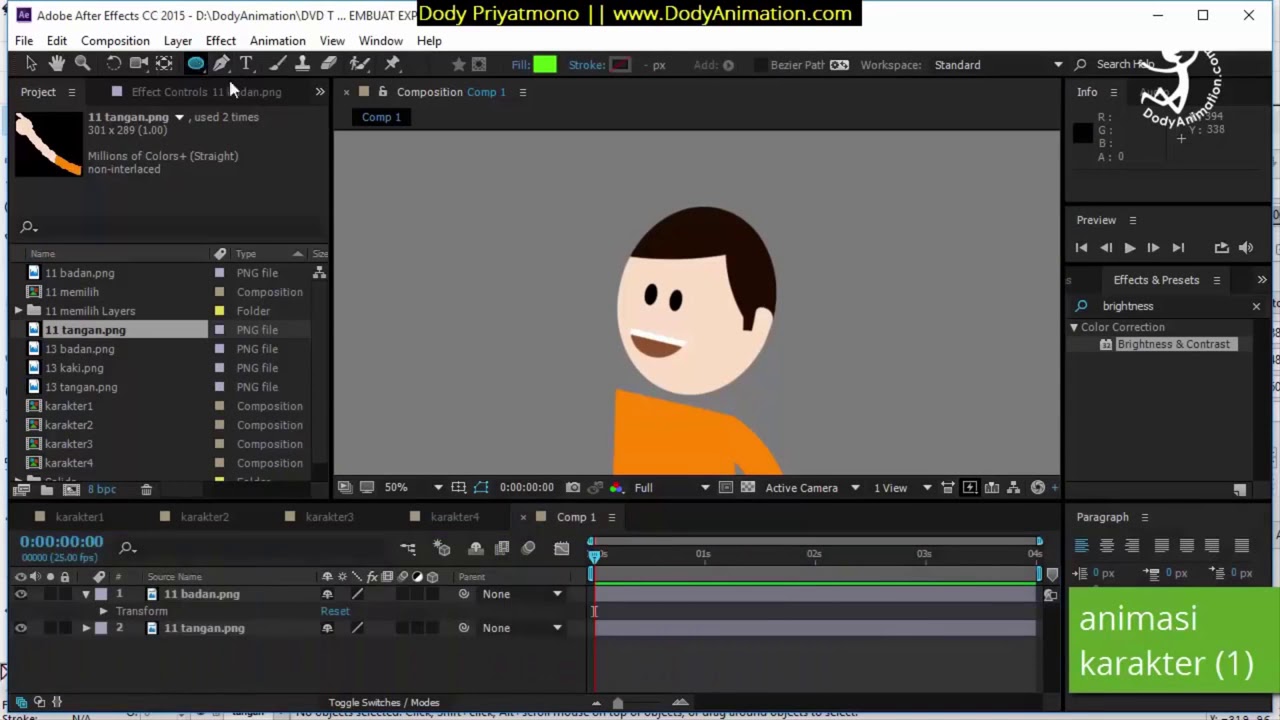  Membuat  animasi  karakter dgn after effect  YouTube