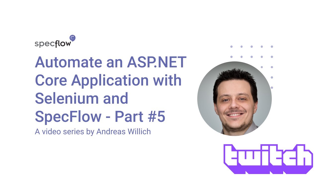 Automate an ASP.NET Core Application with Selenium and SpecFlow - Part ...