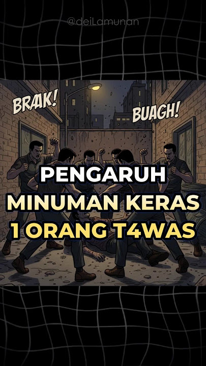 TEW4S Due to the Influence of Alcohol in Tuban, East Java