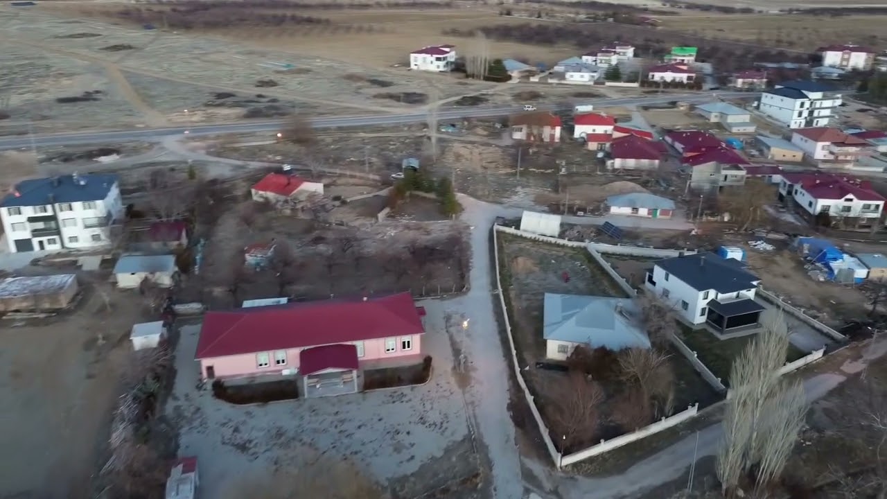 EVCİHÜYÜK KÖYÜ DRONE ÇEKİMİ İYİ SEYİRLER 30/01/2025