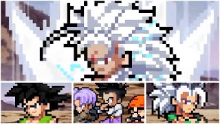 Goku Transforms Into Super Saiyan 5! Goku Vs Xicor! | Dragon Ball AF | Sprite Animation | Scratch
