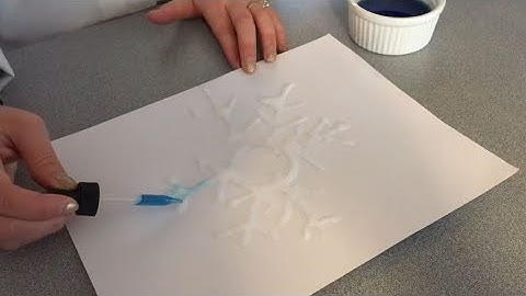 Science with Shields - Salt Snowflake