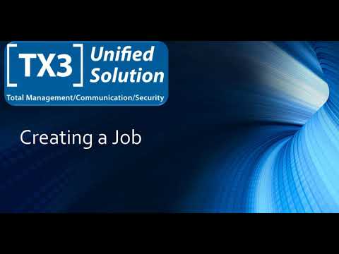 TX3 Configurator -  How to Create a Telephone Entry or Access Control Job