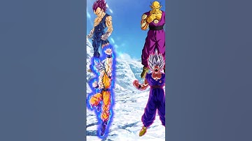 Who Is Strongest? Goku and Vegeta VS Gohan and Piccolo #shortsfeed #short #dbs #dbz #anime #shorts