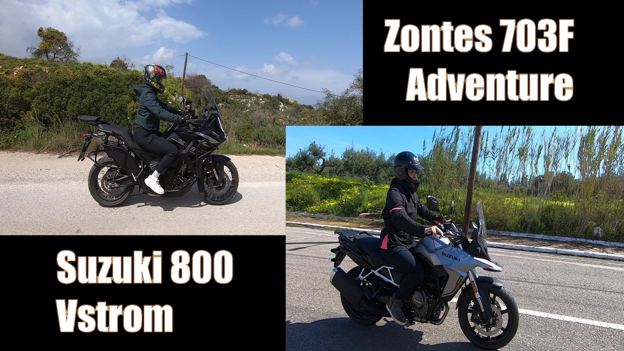 SUZUKI VSTROM 800 vs ZONTES 703F ADVENTURE – Video