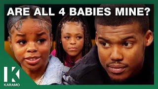 One Man, Two Women, Four Babies! Is He The Father? | KARAMO