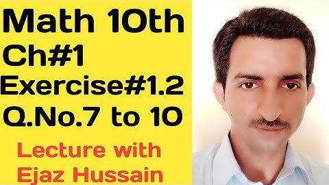 Class 10th math||Chapter#1||Exercise#1.2||Question No.7,8,9,10||Quadratic formula||Math Solution