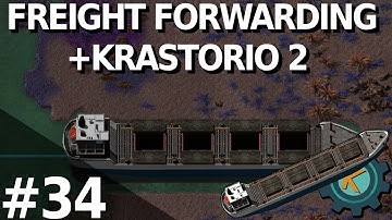Factorio Freight Forwarding K2 20x #34 — Beached Cargo Ship
