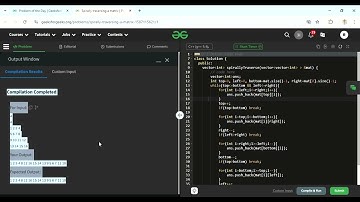 Spirally traversing a matrix | gfg potd | 20-12-2024 | GFG Problem of The Day