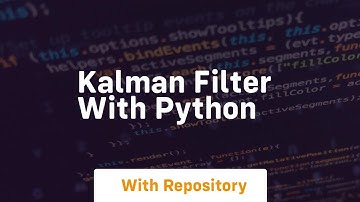kalman filter with python