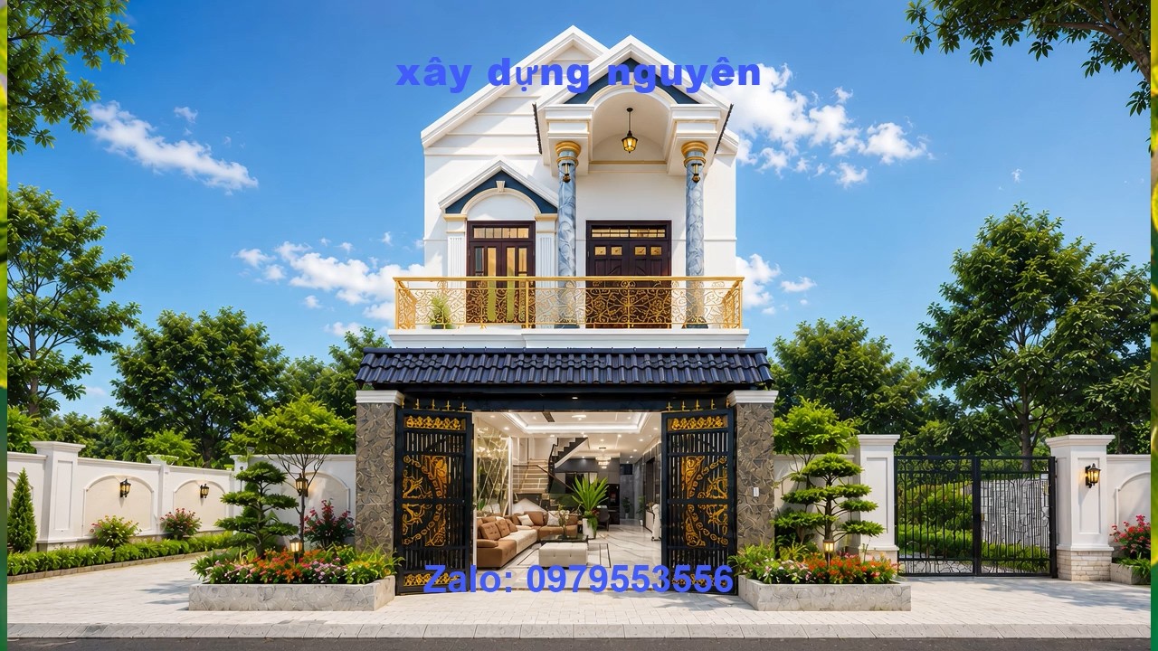 Mẫu Nhà Ống 2 Tầng Diện Tích 5x17m Thiết Kế 3 Phòng Ngủ #nha2tang