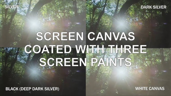 WHY a grey screen paint will never give you good contrast and our