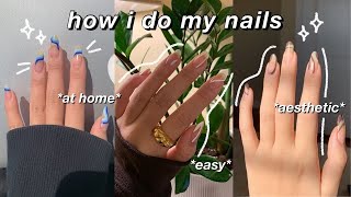 HOW I DO CUTE & EASY NAILS (PINTEREST INSPIRED) | Ep. 1 🥥