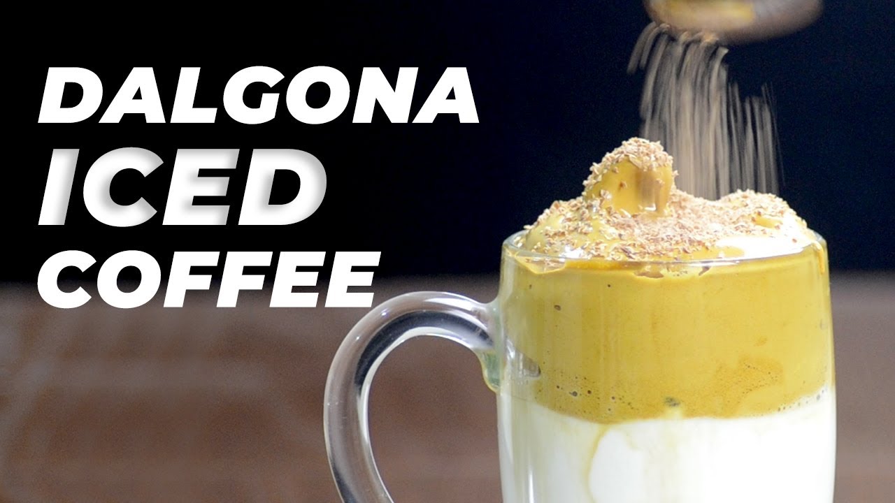 DALGONA Tiktok Iced Coffee Trend YouTube
