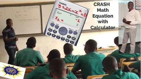 Learn How to Use Calculator to Solve Quadratic Equations||Wassce Pasco