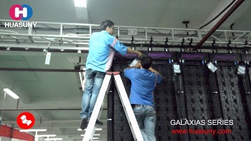 How to Install Galaxias Flexible LED Curtain Screen
