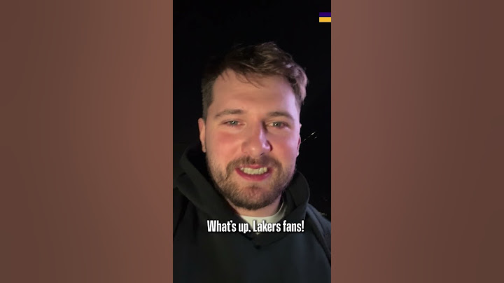 Luka Dončić with a message for the fans 💛 #lakers