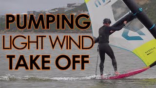 Wing Foil Pumping / Light-Wind Take Off (all steps from basic to advanced)