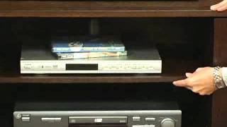 Espresso Finish TV Console for TVs up to 70″ Espresso TV Stand and Media Console by Southern Enterprises