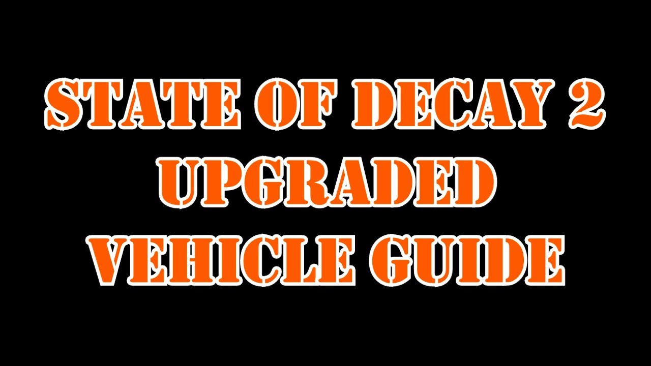 Car Upgrades // Standard and DLC Guide