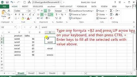 how to Filtering Merged Cells  in excel 2013 2016
