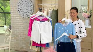 Quacker Factory DreamJeannes 5 Pocket 8 Shorts on QVC
