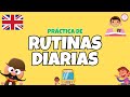 DAILY ROUTINES EXERCISE - ENGLISH FOR KIDS WITH MR. PEA. (SPANISH/ENGLISH VERSION)