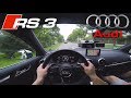 2018 Audi RS3 Sedan (400Hp) POV- City Drive in Germany✔