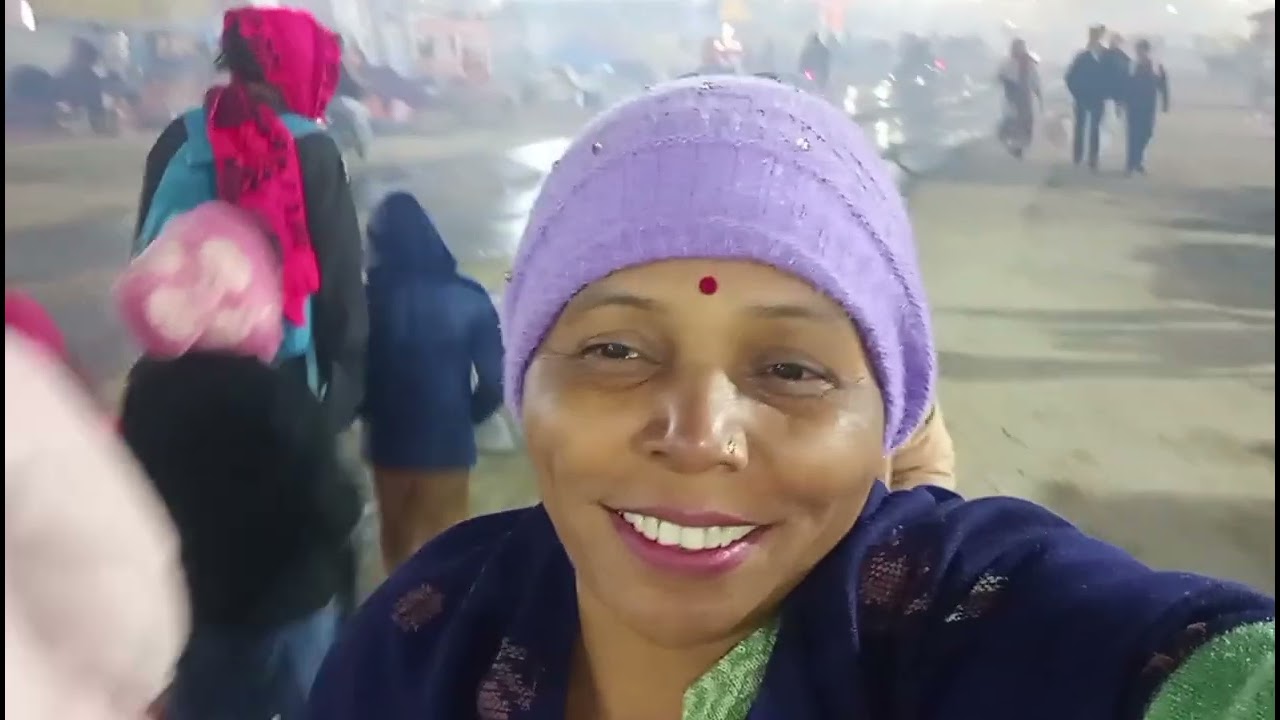 Kunti Gupta# vlog# प्रयागराज कुंभ मेला में संगम का तट