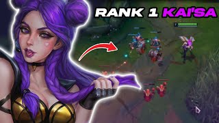WATCH THIS VIDEO TO LEARN ADC WAVE MANAGEMENT! (Rank 1 Kai'Sa)