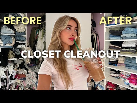 EXTREME CLOSET CLEANOUT 2023 *decluttering, donating & organizing* (another one)