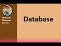 Database ku baro afsomali