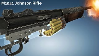 3D Animation: How the M1941 Johnson Rifle worked