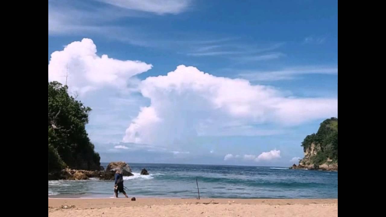 pantai pangi blitar - YouTube
