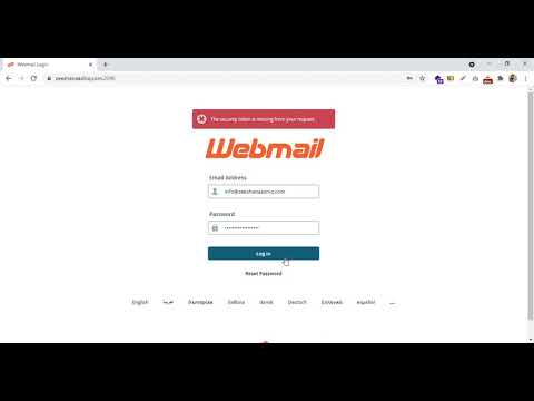 How to login webmail