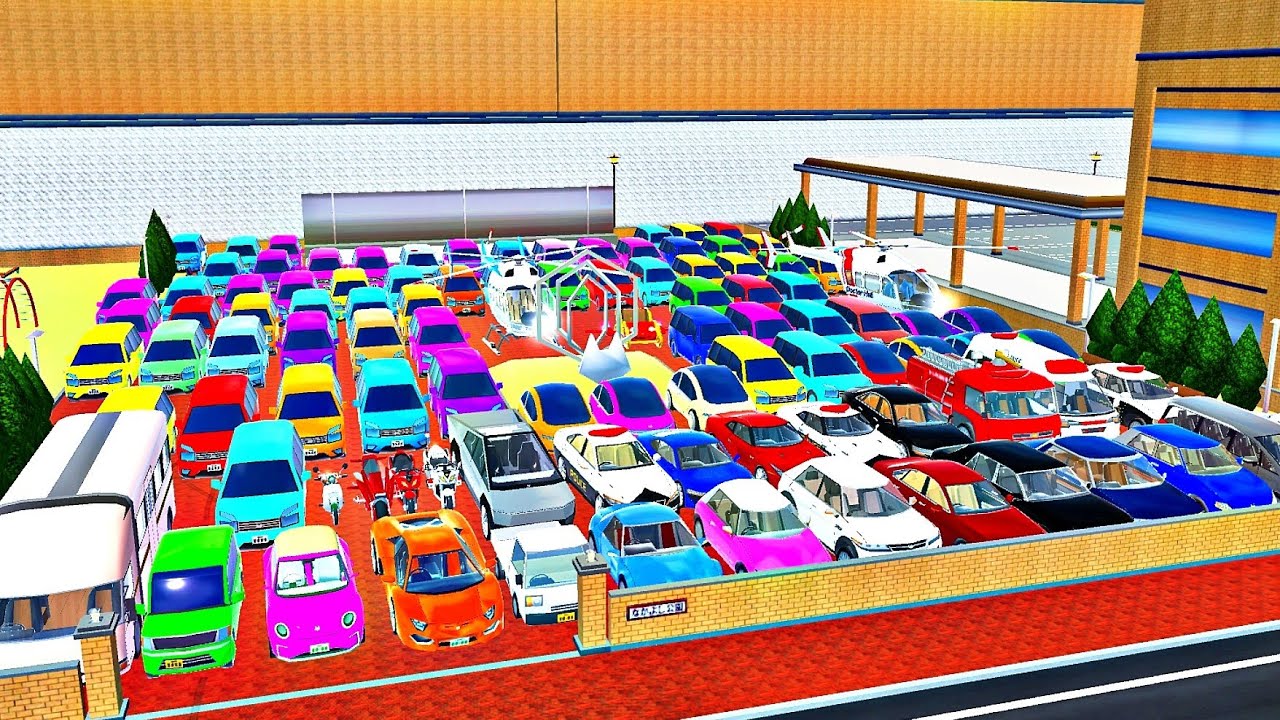 COLLECT ALL RAINBOW COLOUR SUPER CARS 🌈🚗🚙🚕 AT SAKURA PARK - SAKURA 🥶🥳