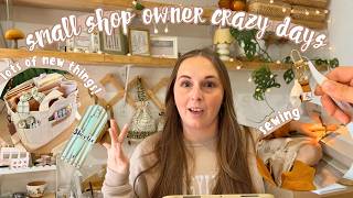 Small shop owner, crazy days! Shop update 🌷
