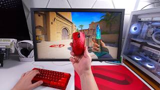 Jogando CS2 com o mouse mais bonito que já tive! +POV 400hz rumo aos 25k