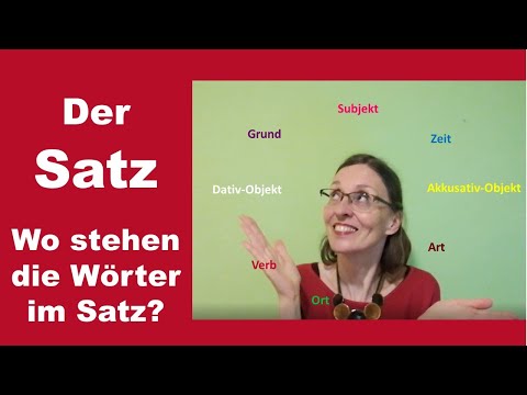 Video: Können Sie einen Satz mit mit beginnen?