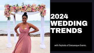 5 New Top Trends for 2024 Weddings